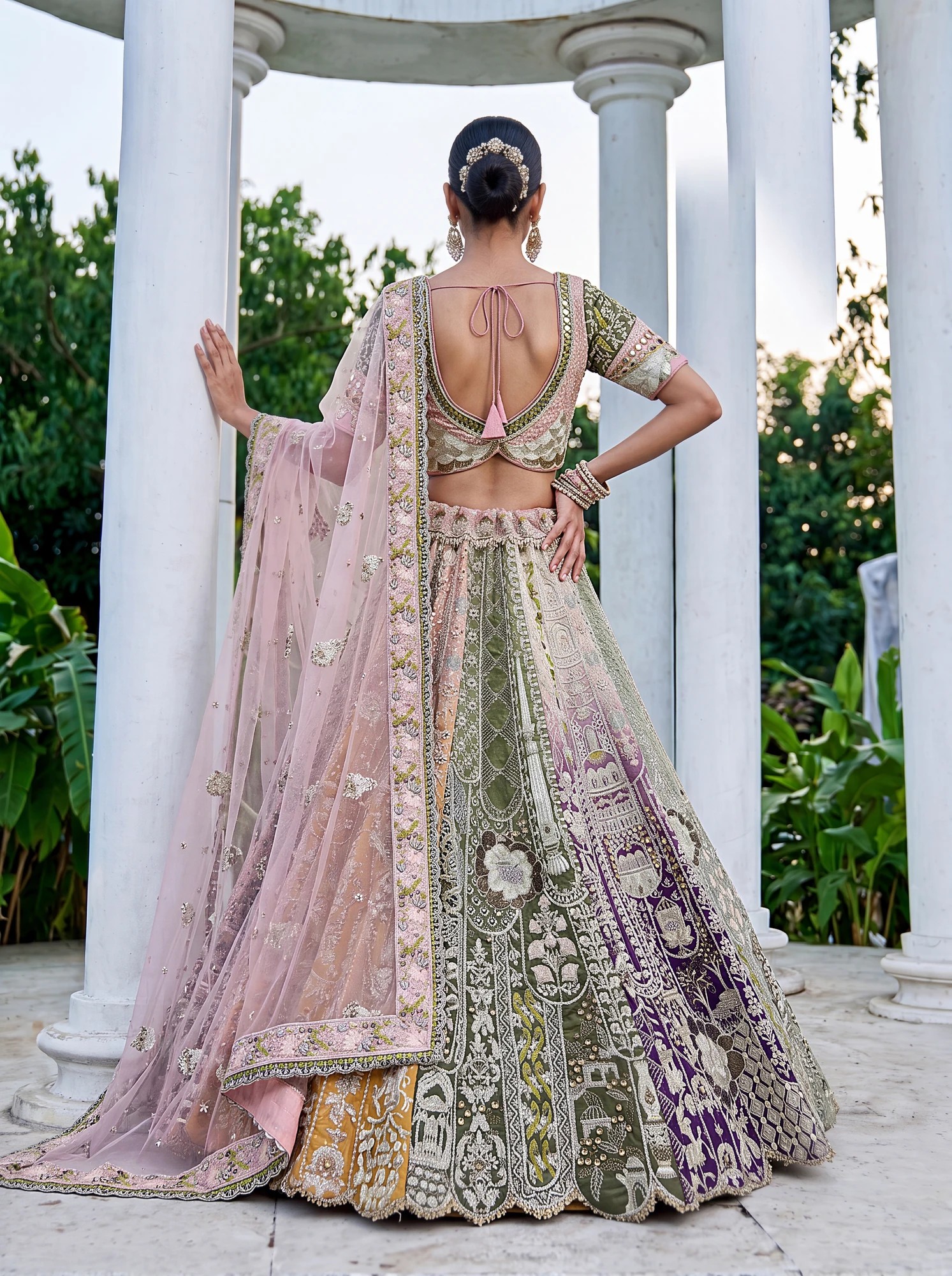 The Royal Mosaic Lehenga Choli