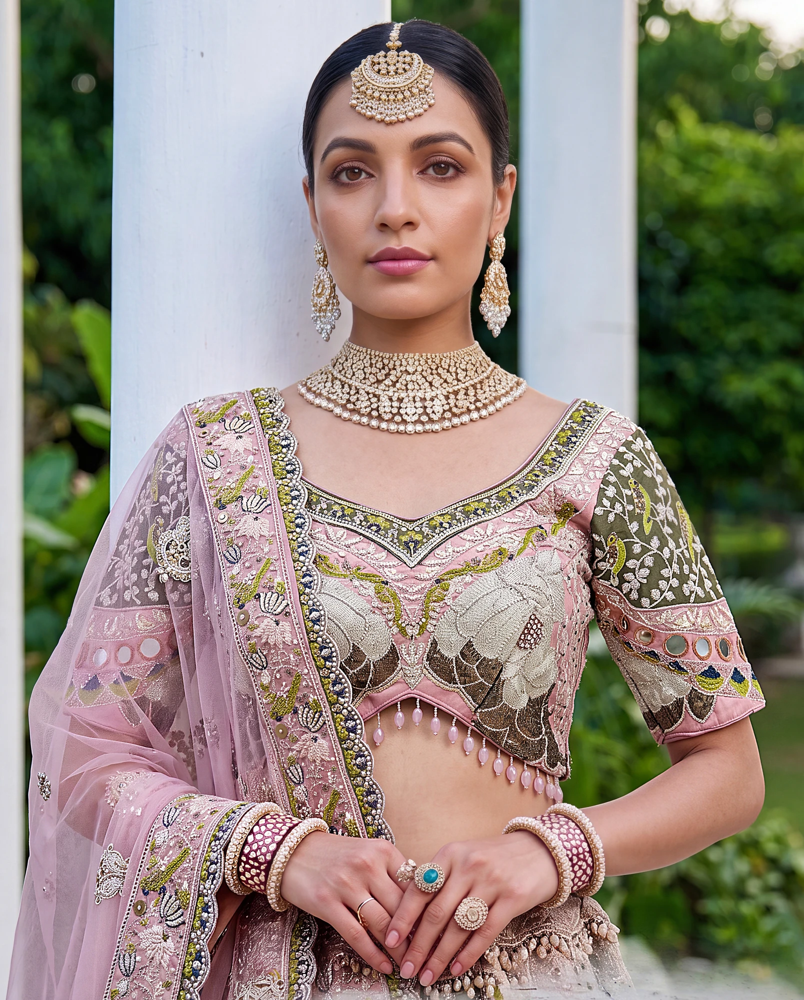 The Royal Mosaic Lehenga Choli