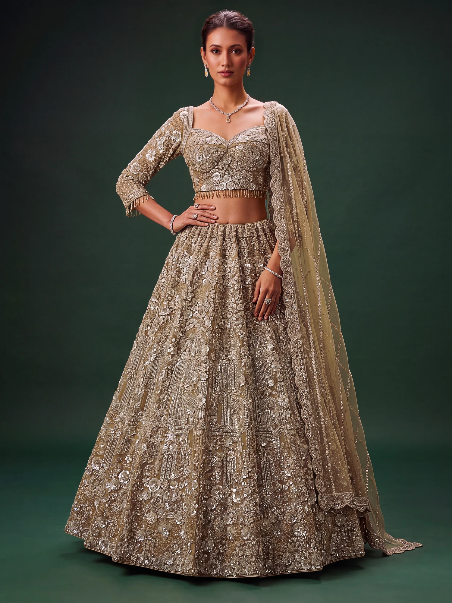 The Golden Hour Lehenga Choli