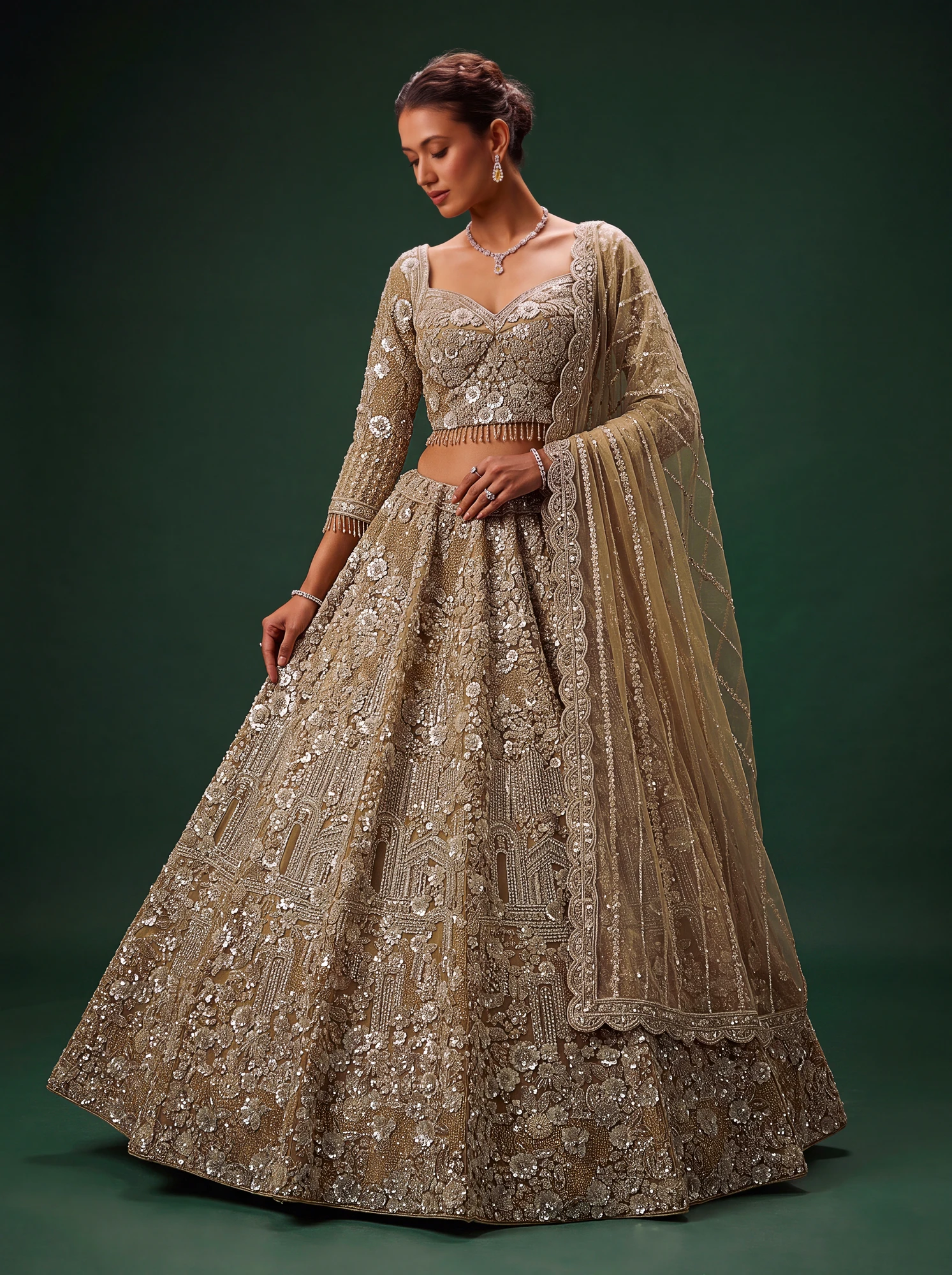 The Golden Hour Lehenga Choli