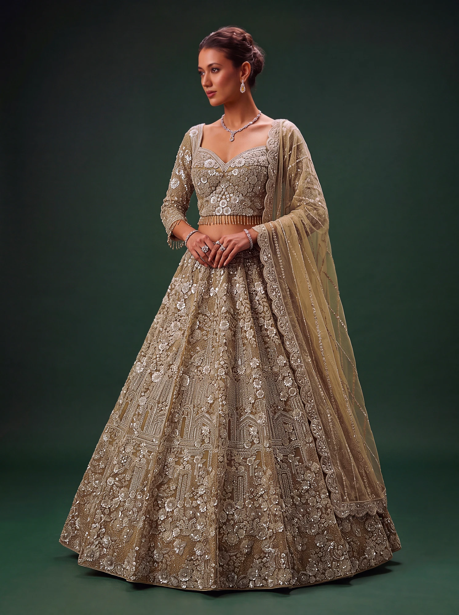 The Golden Hour Lehenga Choli