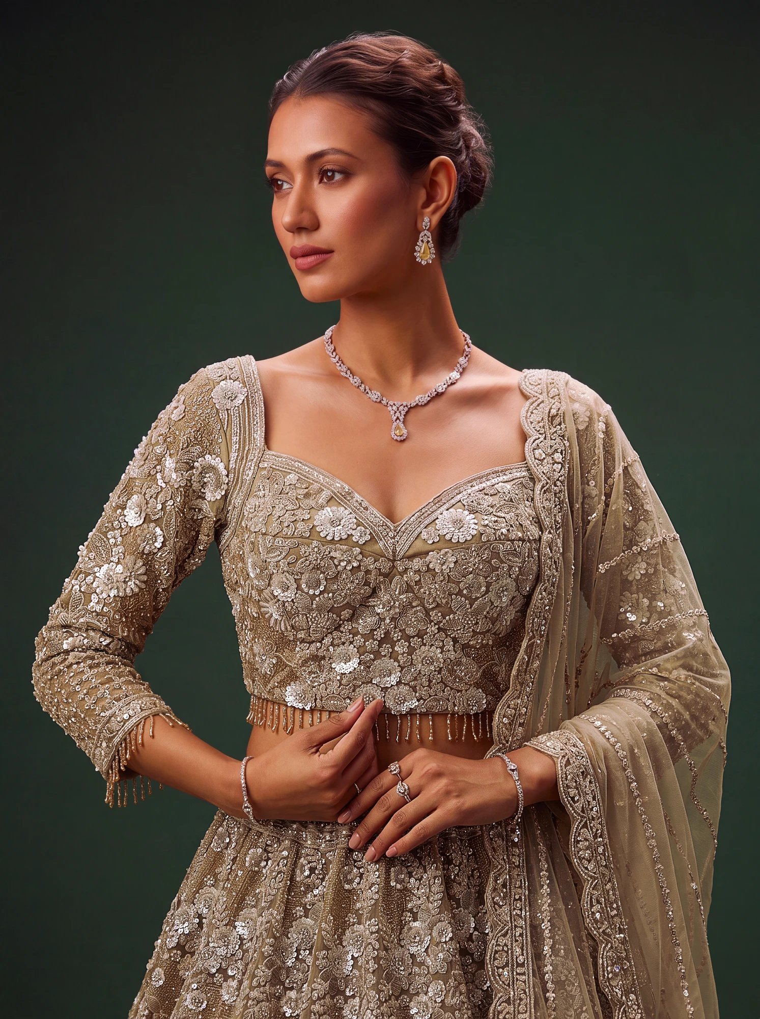 The Golden Hour Lehenga Choli