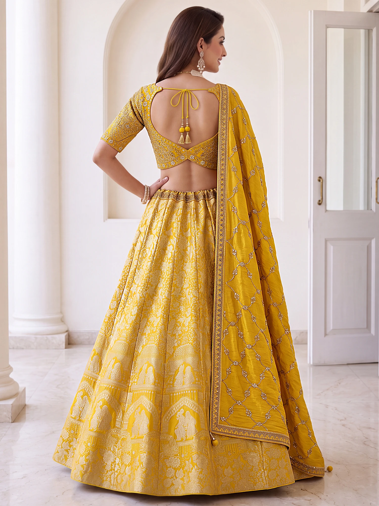The Maharani Weave Lehenga Choli