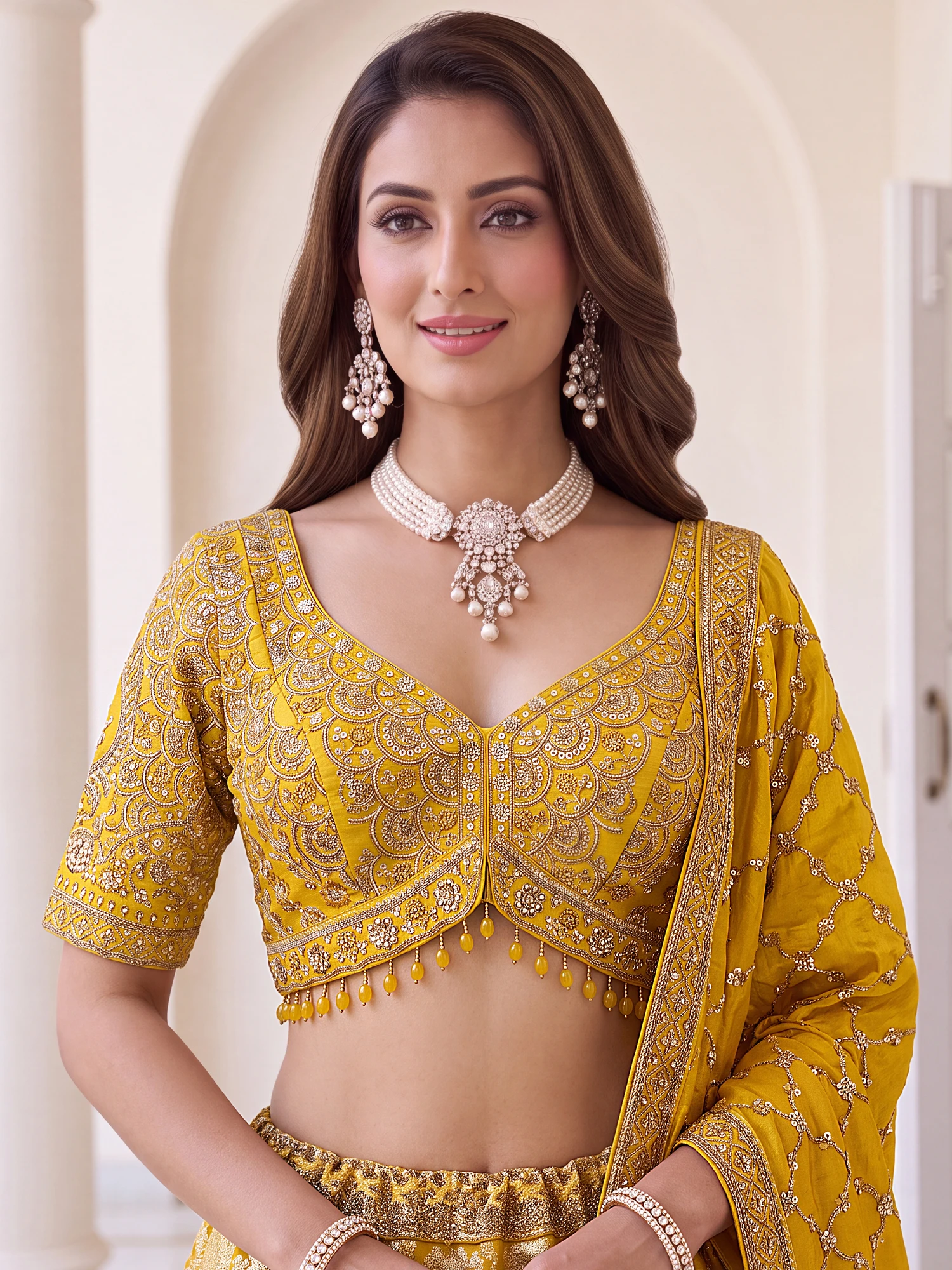 The Maharani Weave Lehenga Choli