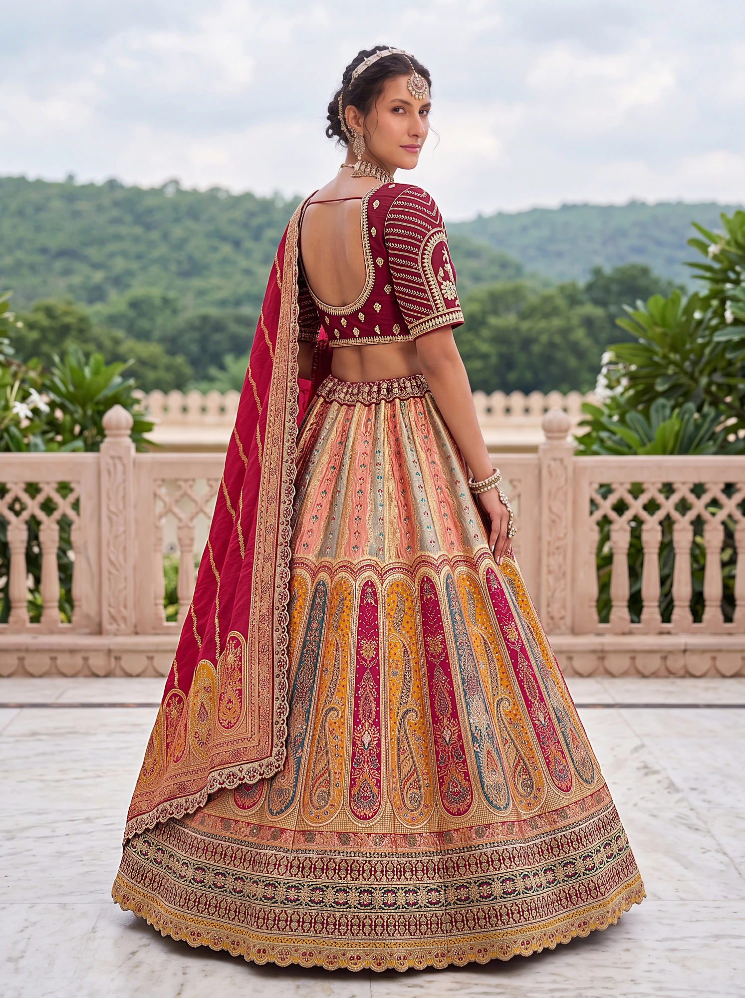 The Shahi Meena Lehenga Choli