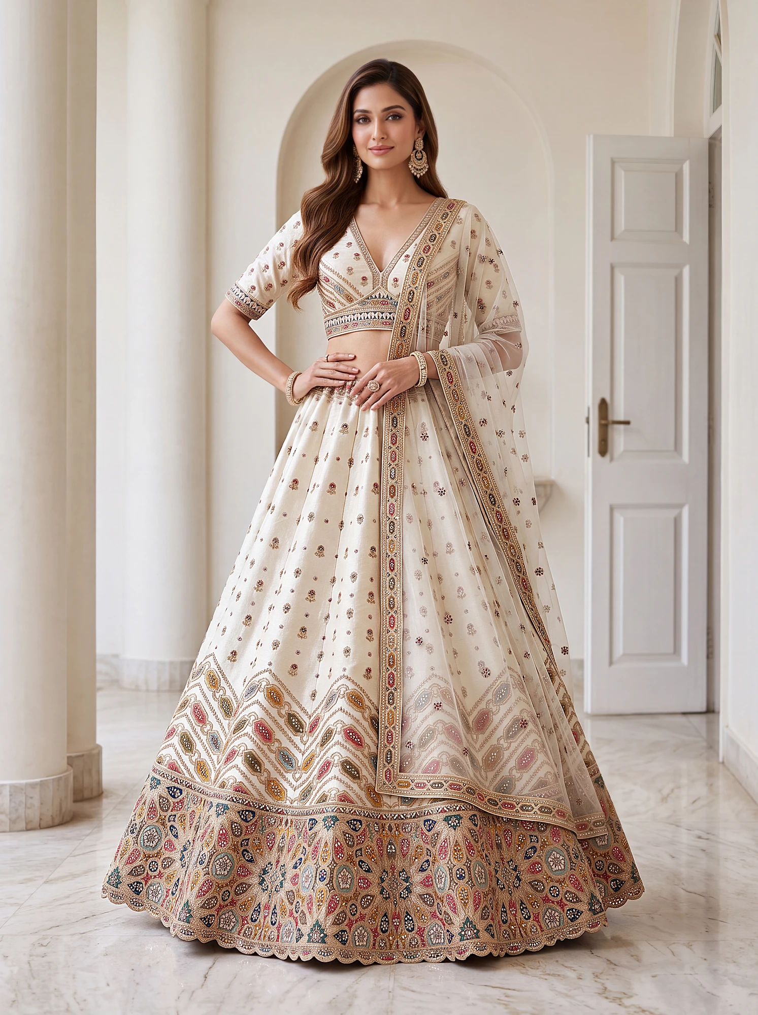 The Noor-E-Zar Lehenga Choli