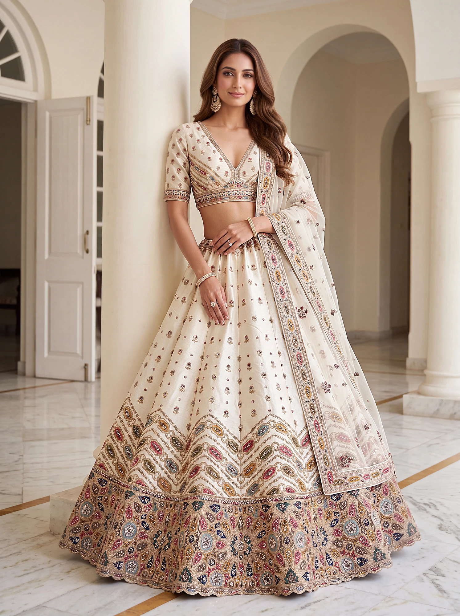 The Noor-E-Zar Lehenga Choli