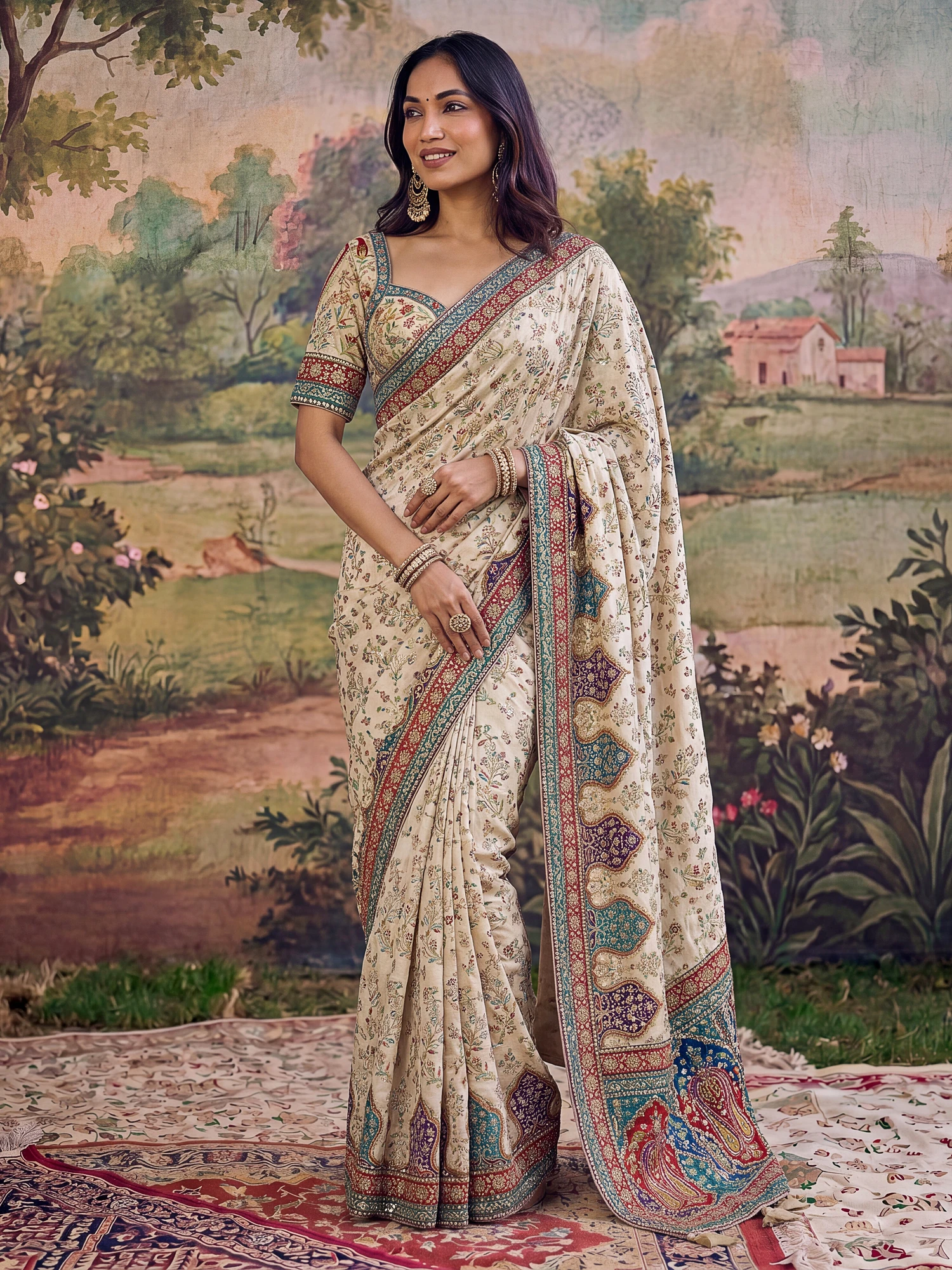 The Noor Saree | Vruxon