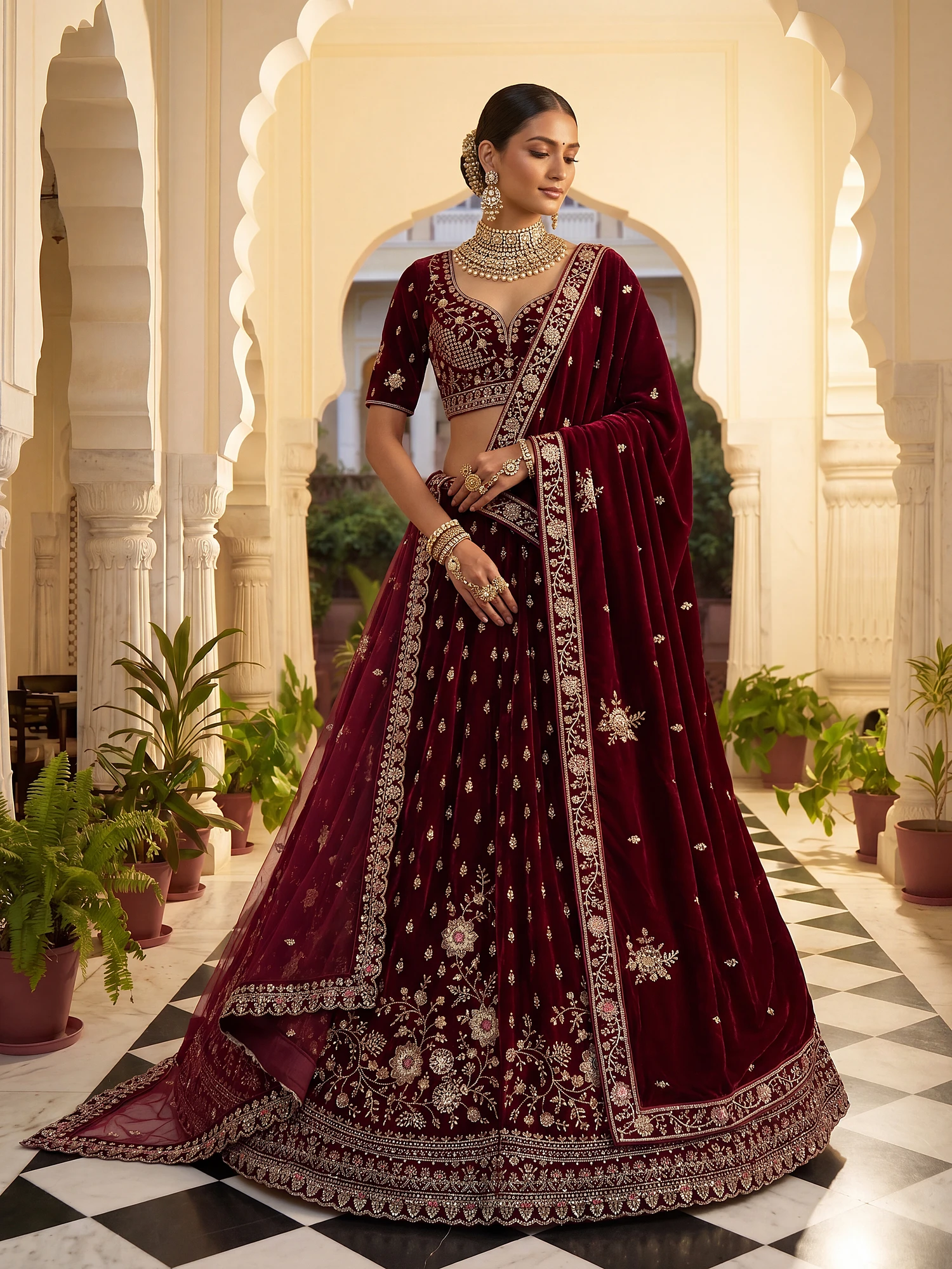 The Zarina Lehenga Choli | Vruxon