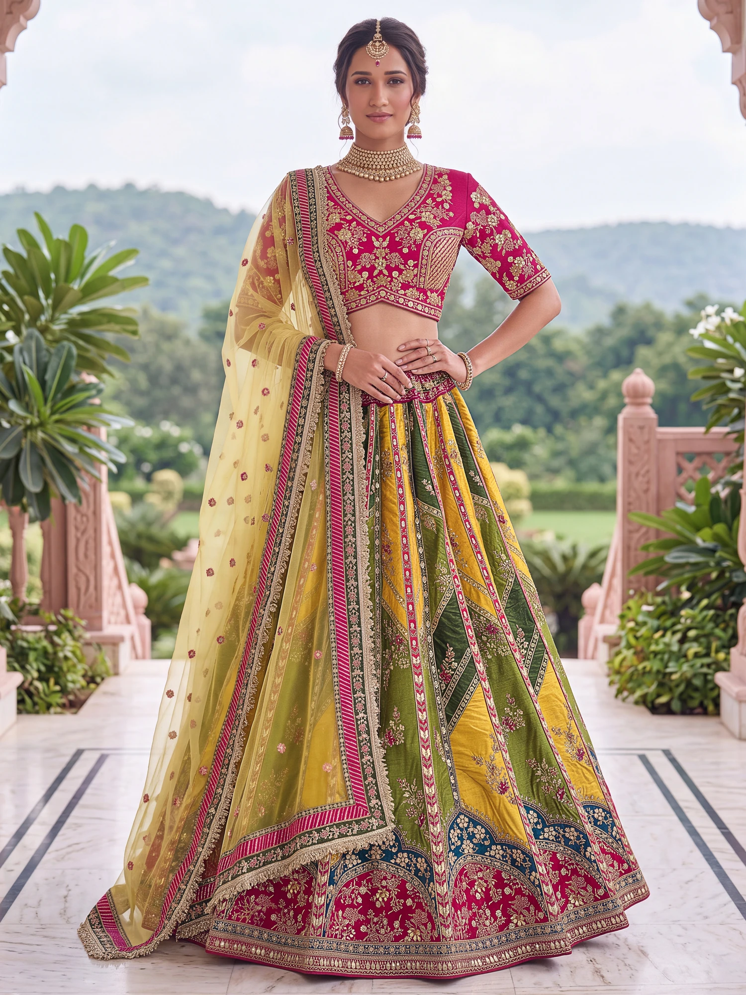 The Prism Lehenga Choli | Vruxon