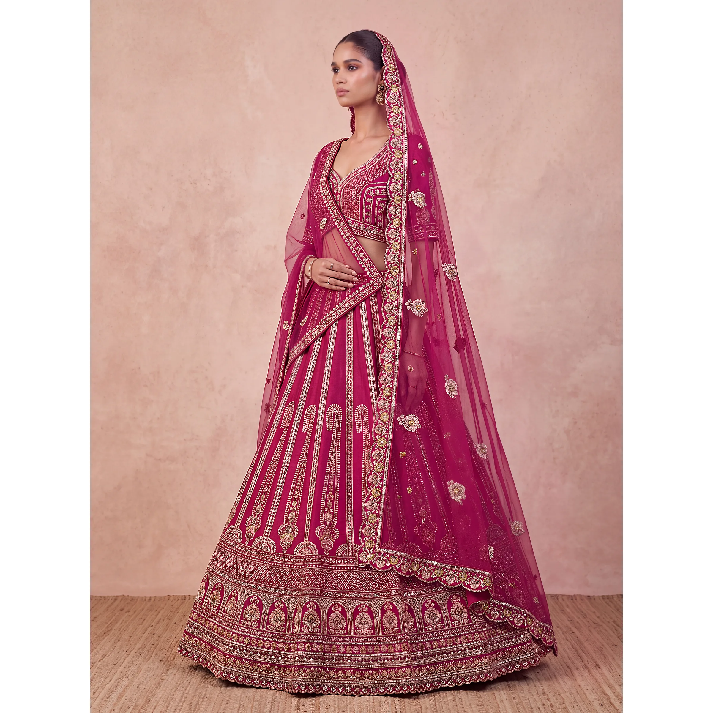 The Gulrukh Lehenga Choli Rani | Vruxon