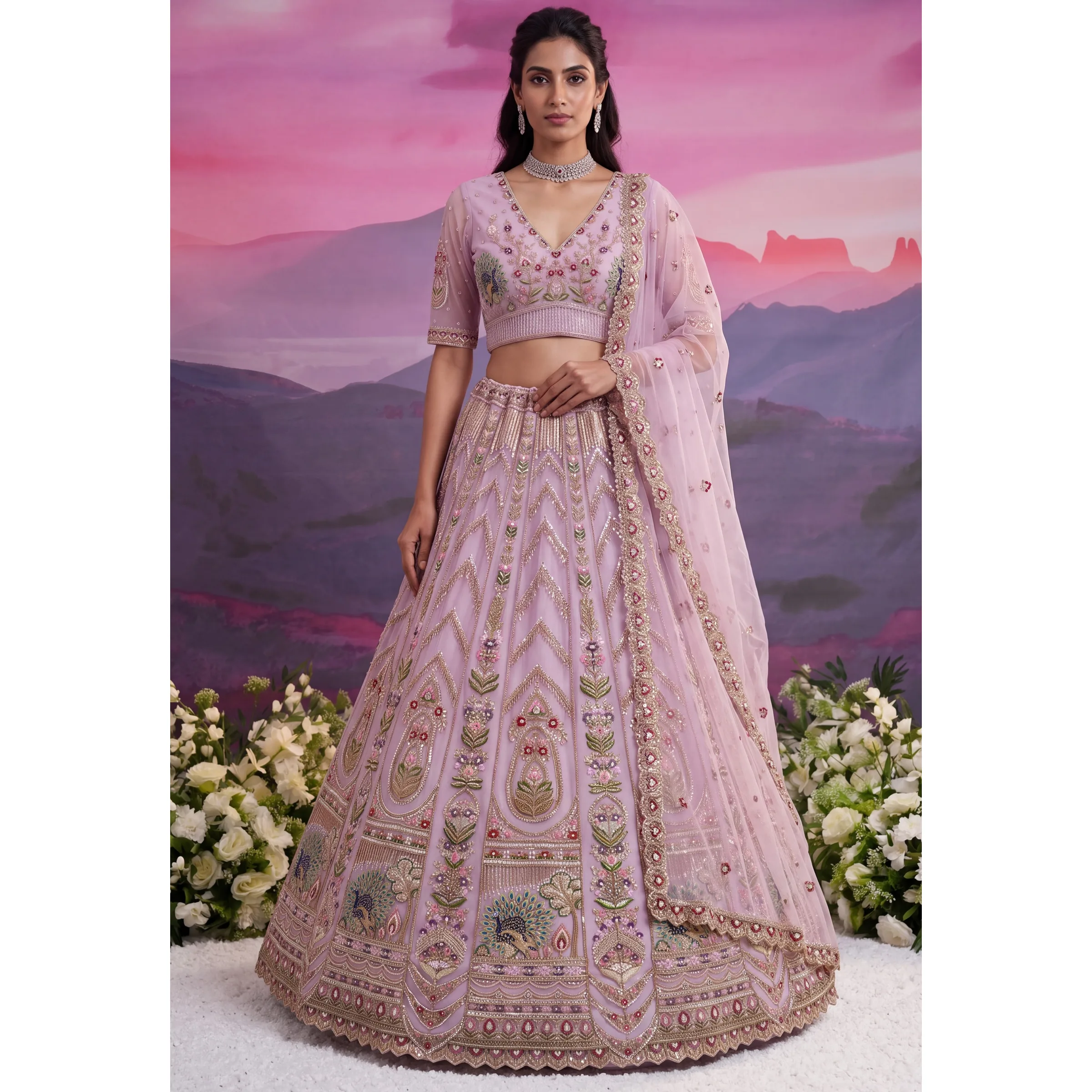 The Mayurika Lehenga Choli