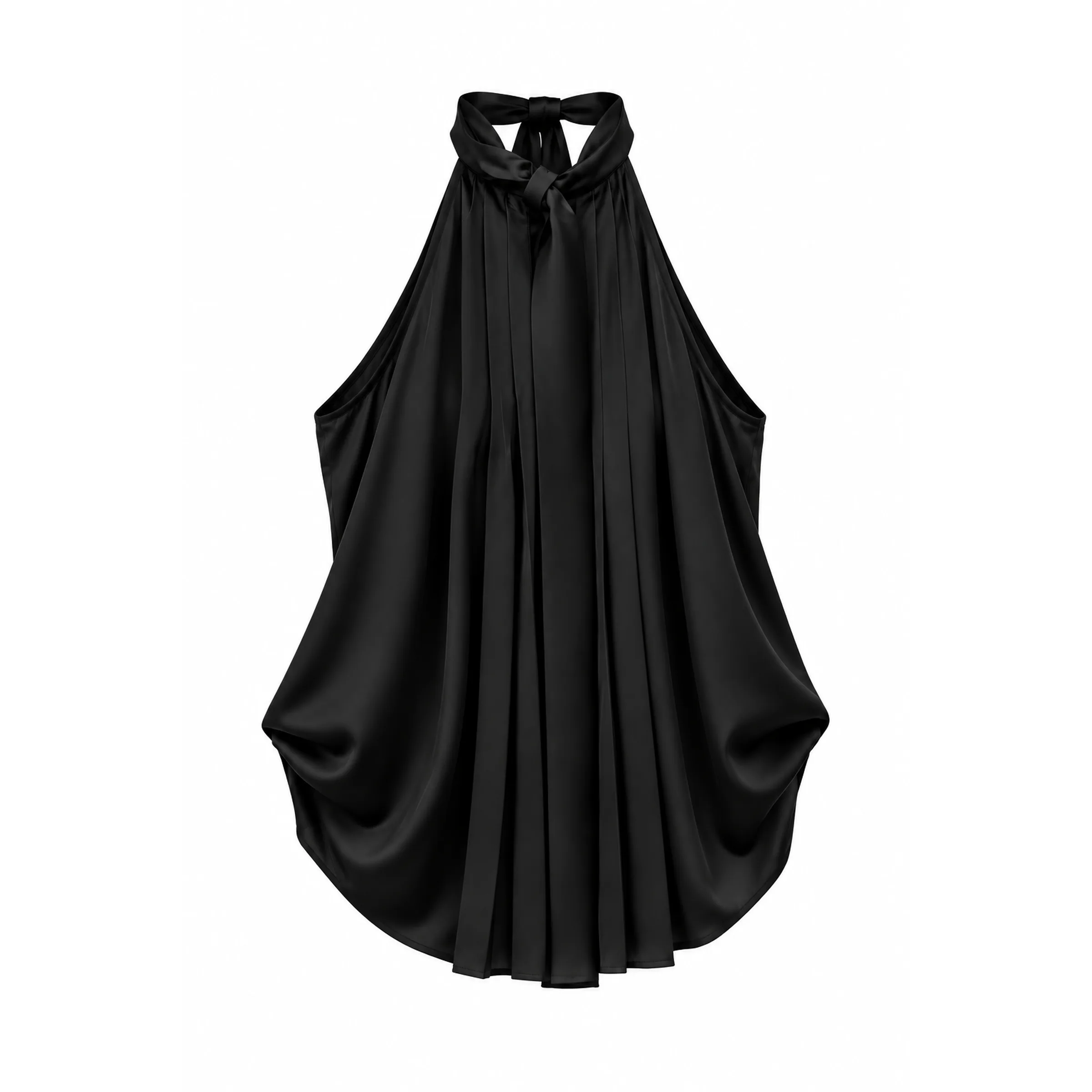 Noire Halter Top Black | Vruxon